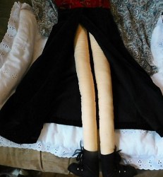 45 inch velvet doll bk leg